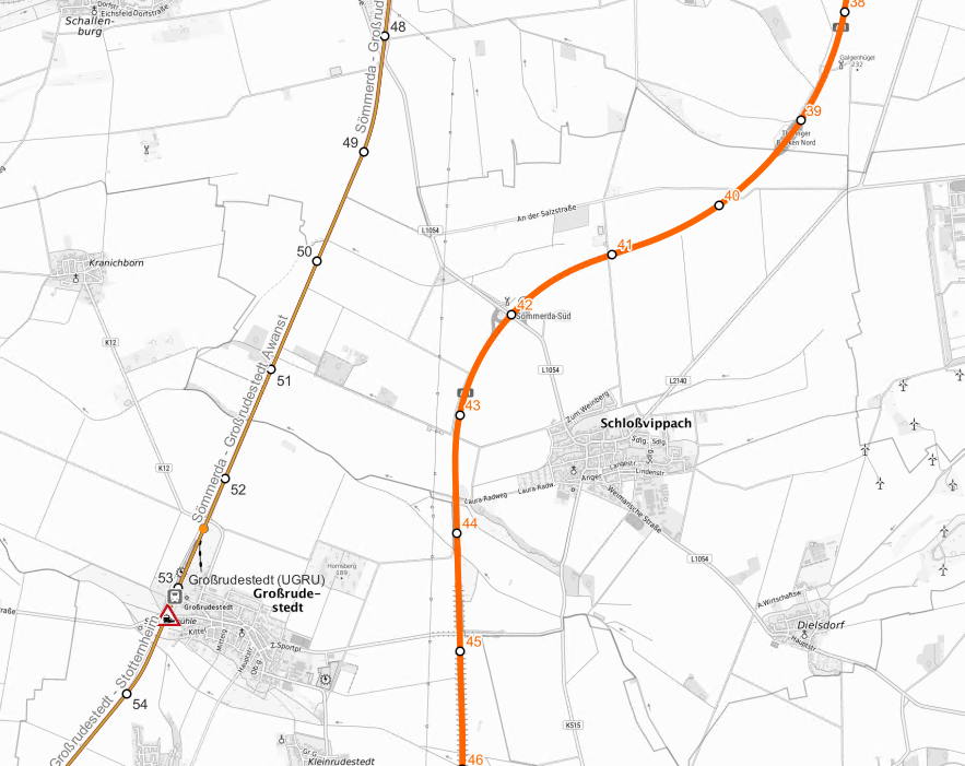 Straßen- und Bahnkilometrierung