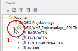 QGIS-Browser Navigation