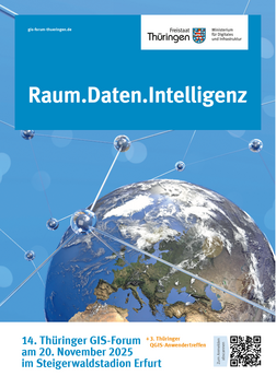 Plakat zum 14. Thüringer GIS-Forum
